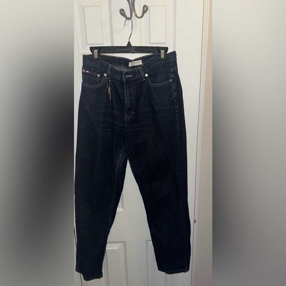 Tommy Hilfiger Straight Leg Dark Wash Jeans Size 10 - Picture 2 of 7